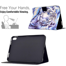 Bescherm-Cover Etui Hoes Map voor Xiaomi Redmi Pad 2 - 11"  -  Tijger