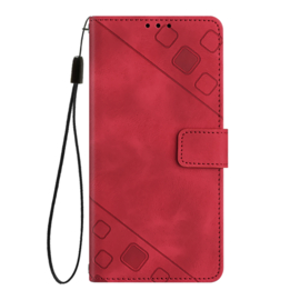 BoekCover Hoes Etui Map voor Apple iPhone 16e    -  Rood