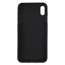 Slim Carbon Bescherm-Hoes Skin  voor iPhone X - XS    Zwart