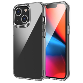 TPU-Crystal Bescherm-Hoes Cover Skin voor iPhone 13 - iPhone 14    Transparant