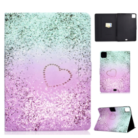 Bescherm Cover Hoes Map voor iPad Air 4 - 10.9 -   Hart. A2316