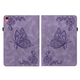 Vlinder - Bescherm-Etui Map voor Apple iPad 10 -  A16 - 10.9  - Paars