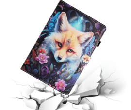 Luxe Bescherm-Etui Hoes Map voor Samsung Galaxy Tab A9 Plus - 11 -   Vos