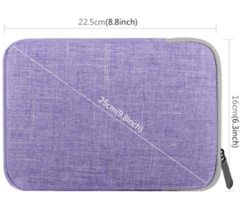 Bescherm-Opberg Hoes Etui Pouch Sleeve voor iPad Mini   Paars