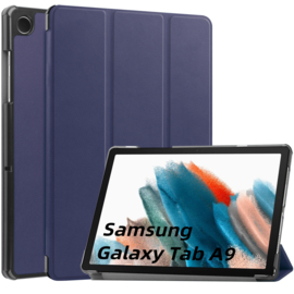 Cover Map Hoes voor Samsung Galaxy Tab A9 - LTE 8.7   -  Blauw