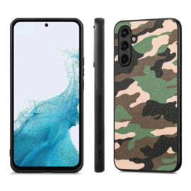 Bescherm-Hoes Cover Skin voor Samsung Galaxy A54  -  Camouflage