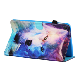Bescherm-Etui Hoes Map voor Samsung Galaxy Tab A9 Plus - 11 -  Wolf