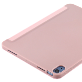 TPU Bescherm-Cover Hoes Map voor iPad Air 4 10.9  -  Roze   A2316 A2324