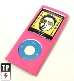 Silicone Bescherm-Hoes Skin voor  iPod Nano 4G 4   Roze