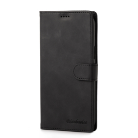 Luxe Boek-Cover Hoes Etui Mapje voor iPhone 12 Pro Max      Zwart