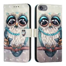 Bescherm-Etui Mapje Hoes voor iPod Touch   - Cartoon Uil