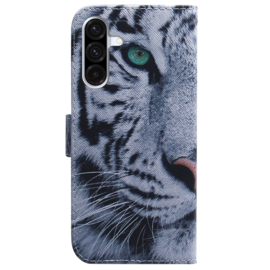 BoekCover Hoes Etui voor Samsung Galaxy A36  -  A56   -  Tijger