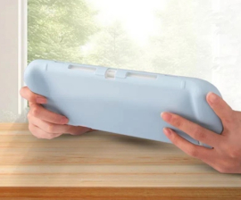 Silicone Bescherm/Grip  Hoes Skin + Screenprotector  voor Nintendo Switch 2  -  Licht-Blauw