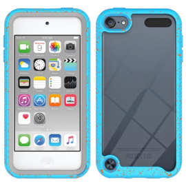 Armor-Case Bescherm-Cover Skin Sleeve voor iPod Touch 5G - 6G   Lichtblauw