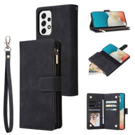 BookCover Wallet Etui voor Samsung Galaxy A53 5G    Zwart