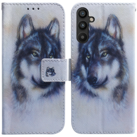 BookCover Hoes Etui voor Samsung Galaxy A54  -  Wolf