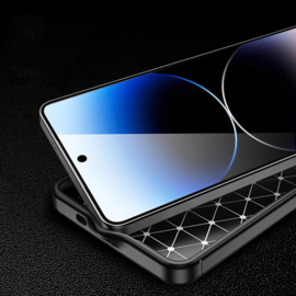 Carbon TPU Bescherm-Hoes Skin Cover voor  Samsung Galaxy S26 Ultra