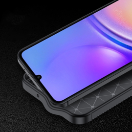 Samsung Galaxy A16 - A26  - Carbon TPU Bescherm-Hoes Skin - Zwart