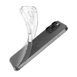 TPU Bescherm-Hoes Cover Skin voor iPhone 15 Pro   Transparant