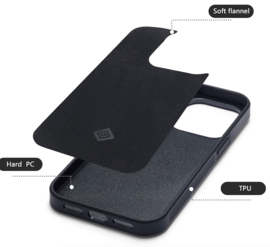 TPU Bescherm-Hoes Skin voor Samsung A54  Zwart