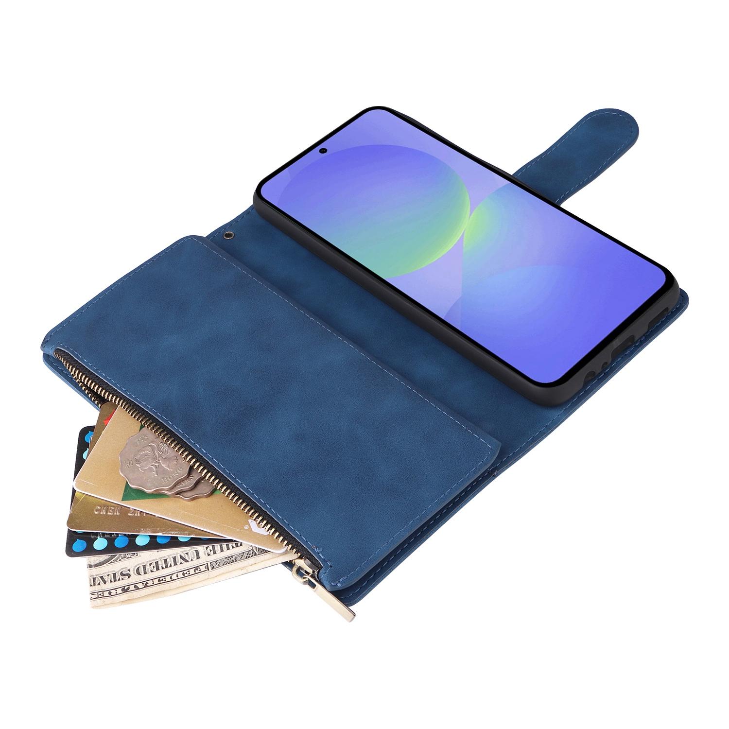 Boek-Cover Portemonne Etui Hoes voor Samsung Galaxy A36  -  A56     Blauw