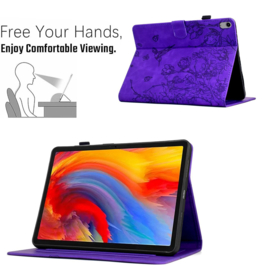 Bescherm-Etui Hoes Map voor Samsung Galaxy Tab S11 - 11"- Kolibrie - Paars