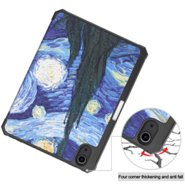 Bescherm-Cover Hoes Map voor iPad Mini 6  -  Mini 7  -   Van Gogh - Sterrenhemel