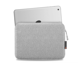 Bescherm-Opberg Hoes Pouch Sleeve voor iPad 10.2 - iPad Air    Grijs