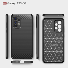 Samsung Galaxy A33 - Flex Armor TPU Bescherm-Hoes Skin - Zwart