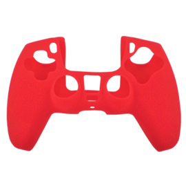 Silicone Hoes / Skin voor Playstation 5 - PS5 Controller   Rood