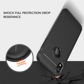Flex Armor-Cover Bescherm-Hoes  voor iPhone XR   Zwart