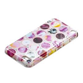 iPod Touch 5G 6G 7G  - TPU Flex Bescherm-Hoes Skin Hoesje -  Paars / Roze