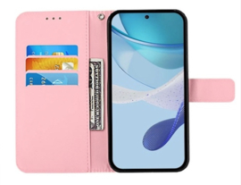 Bescherm-Etui Mapje Hoes voor iPod Touch   - Roze Vlinder