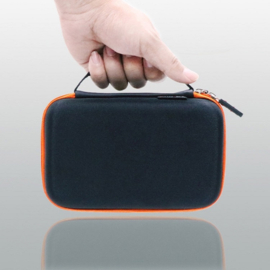 Aero-case Etui Hoes voor Nintendo New 3DS XL - 3DS XL -  Oranje Zwart