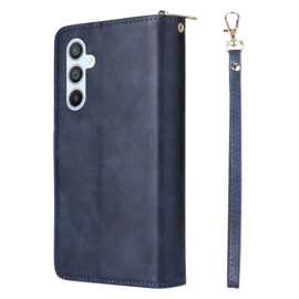 BookCover - 9 Cards - Wallet Etui Hoes voor Samsung Galaxy A54 - 5G   -  Blauw