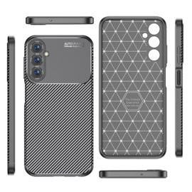 Carbon TPU Bescherm-Hoes Skin voor Samsung Galaxy  A05S  - Zwart