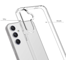 TPU-Crystal Bescherm-Hoes Cover Skin voor Samsung  A57    Transparant