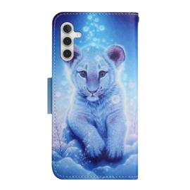 BookCover Hoes Etui voor Samsung Galaxy A54  -    Welp Blauw