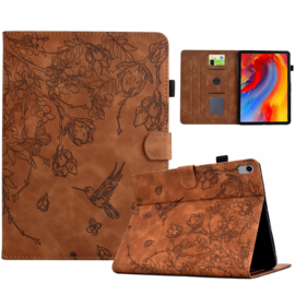 Bescherm-Etui Hoes Map voor Samsung Galaxy Tab S11 - 11"- Kolibrie - Bruin