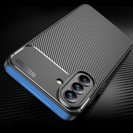 Samsung Galaxy A57  - Carbon TPU Bescherm-Hoes Skin - Zwart