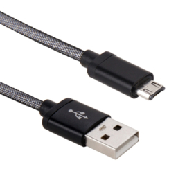 Luxe 20cm Micro USB 2.0 Oplader en Data Kabel