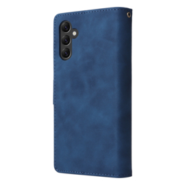 BookCover Wallet Etui voor Samsung Galaxy A14    Blauw