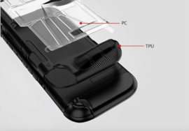 Grip TPU Bescherm Hoes Cover voor Nintendo Switch 2 - Zwart