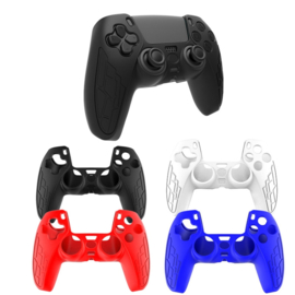 Grip Silicone Hoes / Skin voor Playstation 5 PS5 DualSense Controller   Zwart