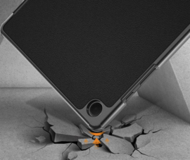 Cover Map Hoes voor Samsung Galaxy Tab A9  PLUS - 11    -  Zwart