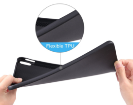 TPU Flex Bescherm- Hoes Cover Skin voor Galaxy Tab A9 - 8.7   -  Zwart