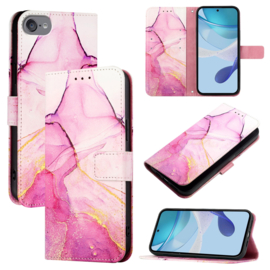 Bescherm-Etui Mapje Hoes voor iPod Touch   -  Roze - Goud