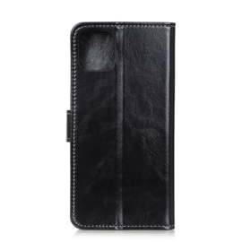 Boek Cover Hoes Etui voor iPhone 12 - iPhone 12 Pro     Zwart
