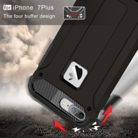 Hybrid Tough Armor-Case Bescherm-Cover Hoes voor iPhone 7 PLUS