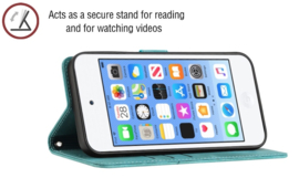 Luxe Bescherm-Etui Hoes voor iPod Touch - 5G 6G 7G  -  Groen